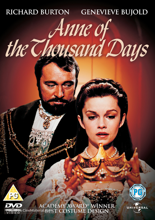 Anne of the Thousand Days - British DVD movie cover