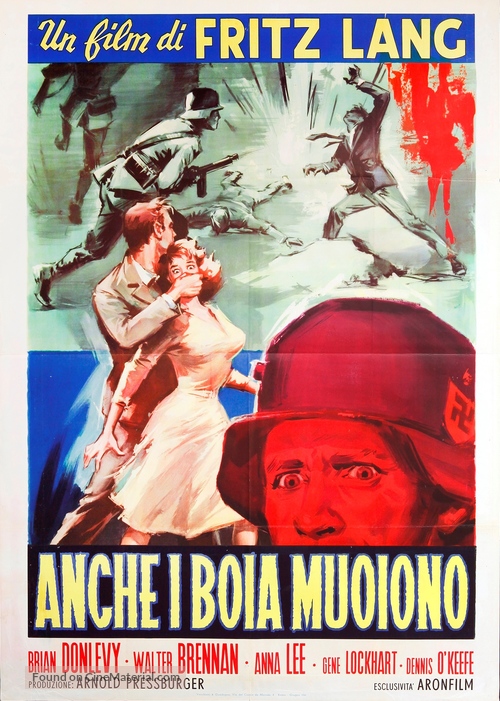 Hangmen Also Die! - Italian Movie Poster