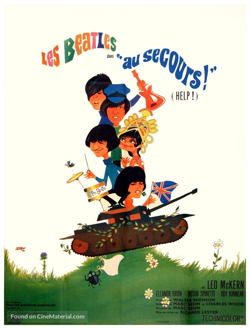 Help! - French Movie Poster