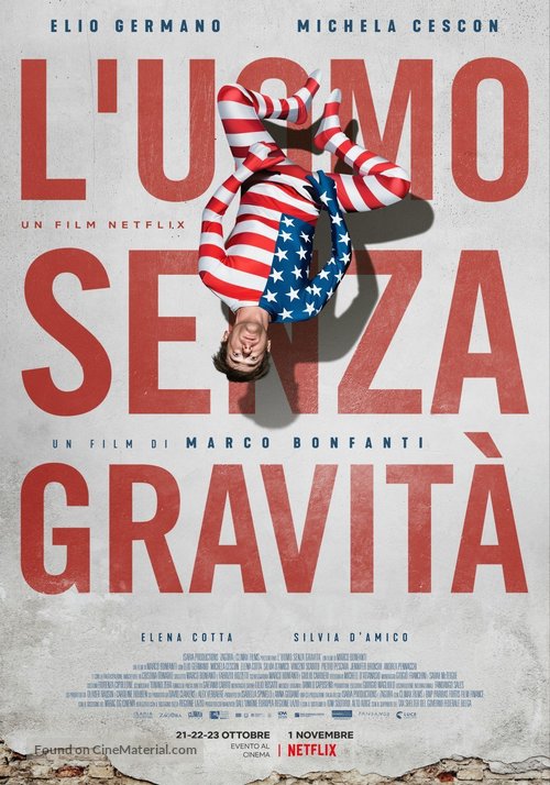 L&#039;uomo senza gravit&agrave; - Italian Movie Poster