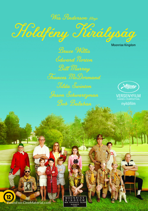 Moonrise Kingdom - Hungarian DVD movie cover