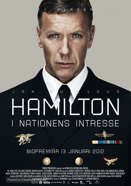 Hamilton - I nationens intresse - Swedish Movie Poster