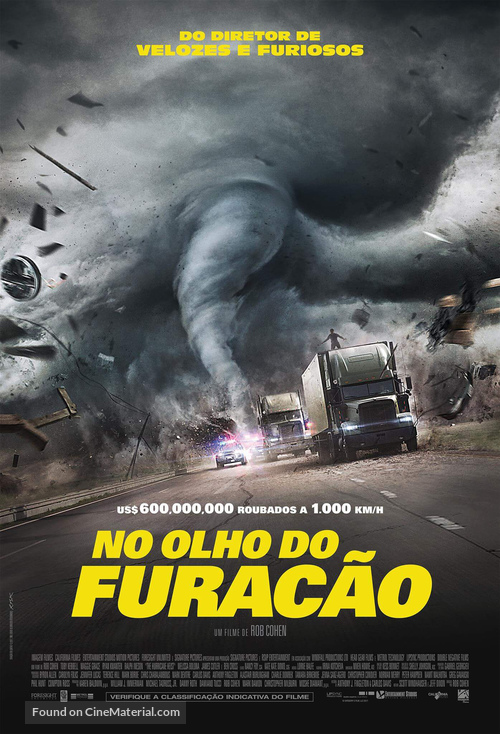 The Hurricane Heist - Brazilian Movie Poster