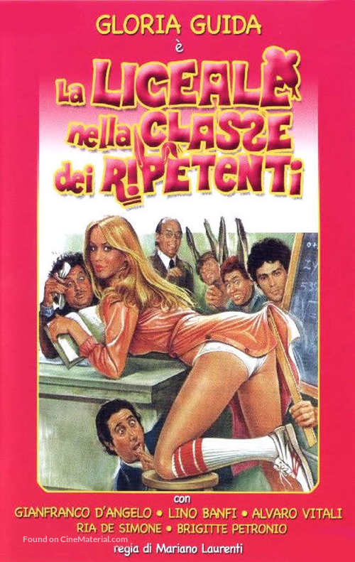 La liceale nella classe dei ripetenti - Italian VHS movie cover