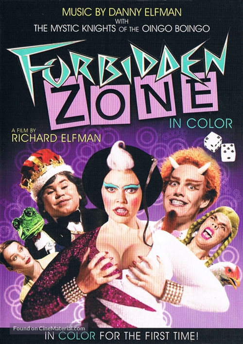 Forbidden Zone - DVD movie cover