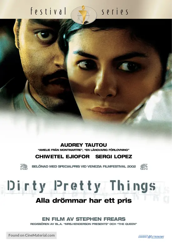 Dirty Pretty Things - Swedish Movie Cover