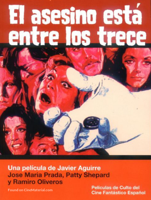 El asesino est&aacute; entre los trece - Spanish Movie Cover
