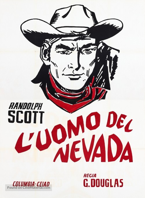 The Nevadan - Italian Movie Poster