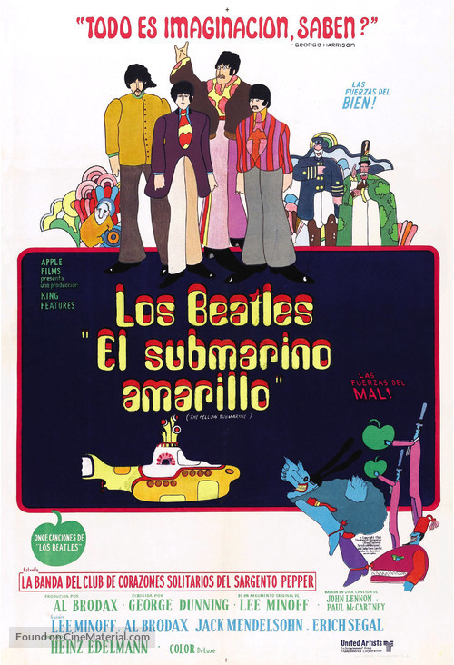 Yellow Submarine - Argentinian Movie Poster