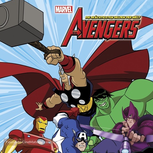 &quot;The Avengers: Earth&#039;s Mightiest Heroes&quot; - German Movie Cover