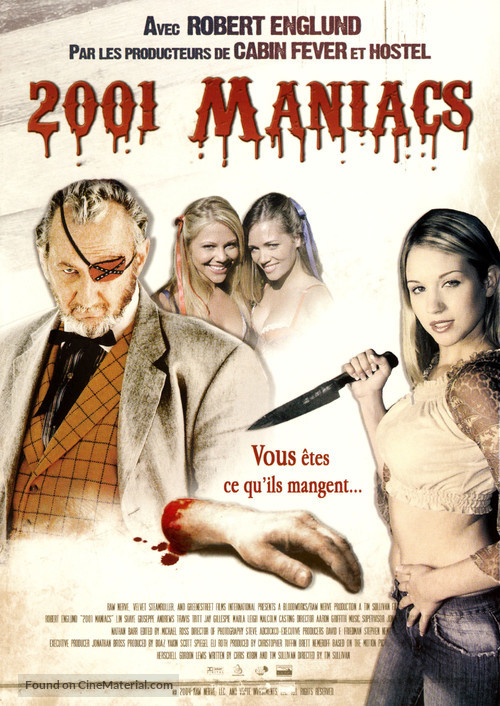 2001 Maniacs - French Movie Cover
