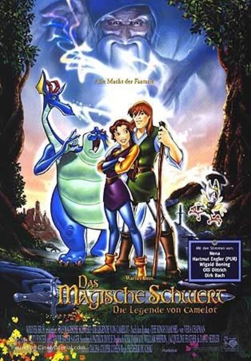 Quest for Camelot - German Movie Poster