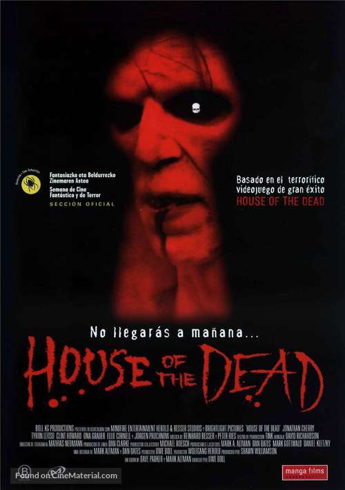 House of the Dead - Spanish Movie Poster