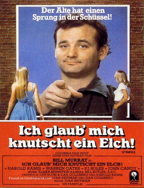 Stripes - German Movie Poster