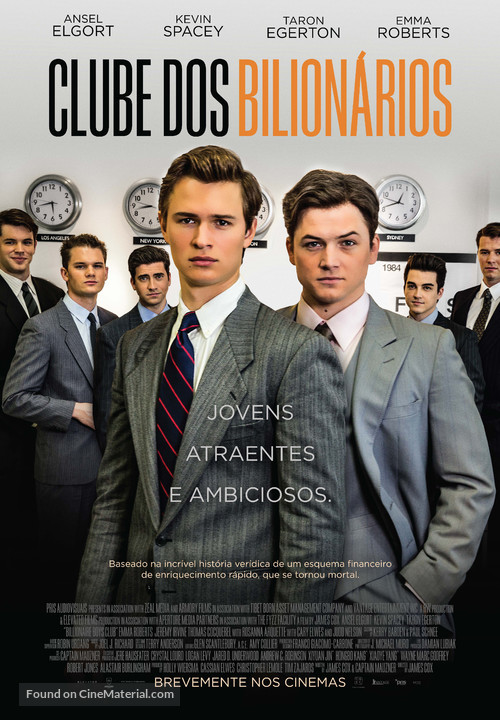 Billionaire Boys Club - Portuguese Movie Poster