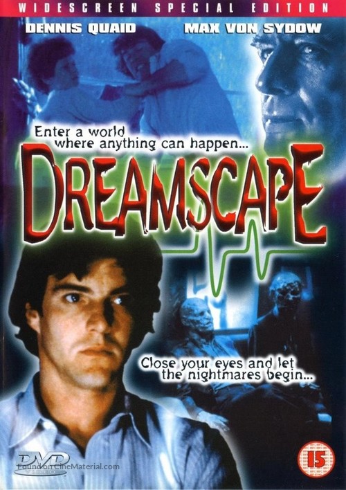 Dreamscape - British DVD movie cover