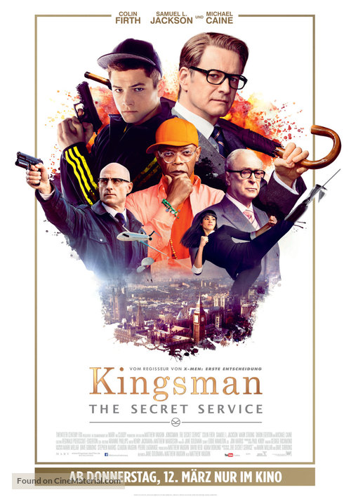 Kingsman: The Secret Service - Austrian Movie Poster