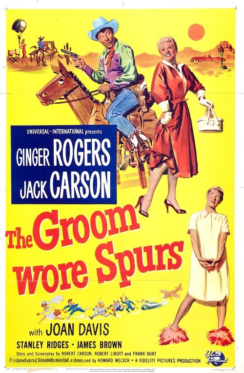 The Groom Wore Spurs - Movie Poster