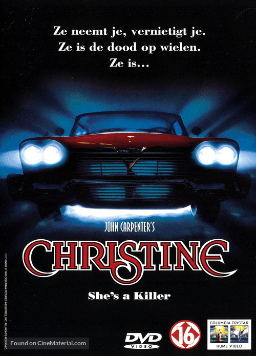 Christine - Dutch DVD movie cover