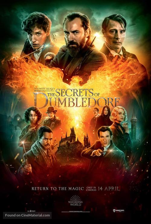 Fantastic Beasts: The Secrets of Dumbledore - South African Movie Poster