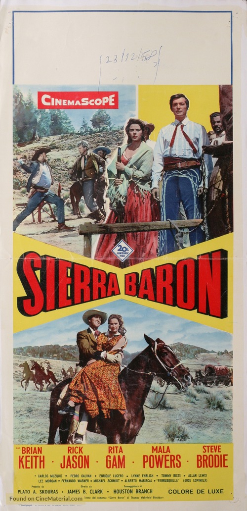 Sierra Baron - Italian Movie Poster