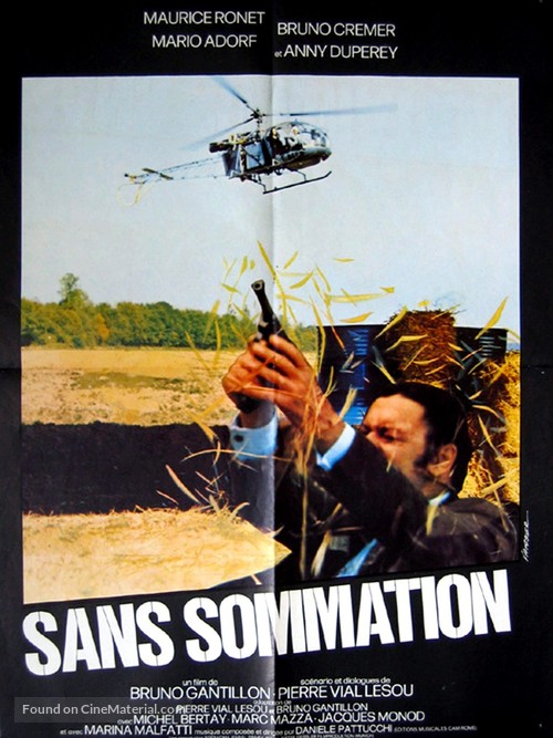 Sans sommation - French Movie Poster