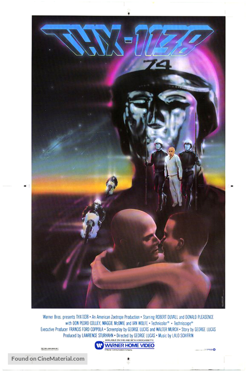 THX 1138 - Video release movie poster