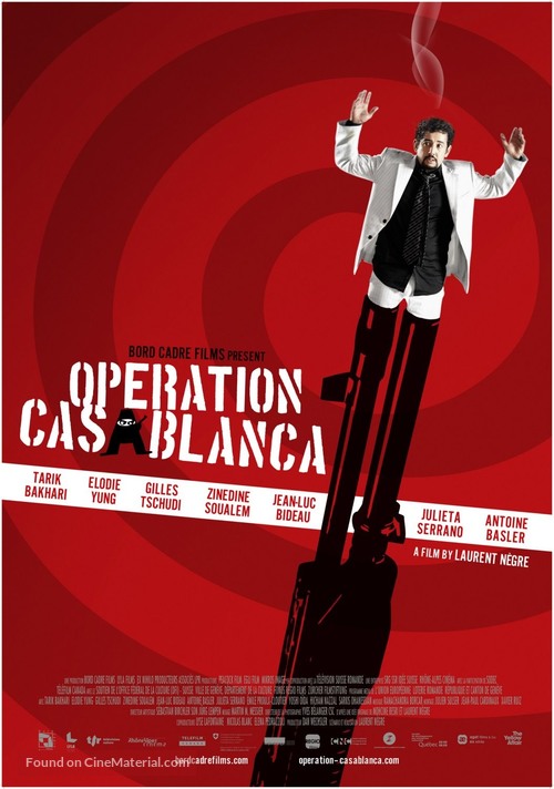 Op&eacute;ration Casablanca - Swiss Movie Poster