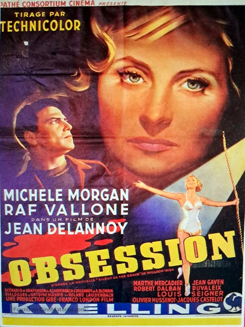 Obsession - Belgian Movie Poster