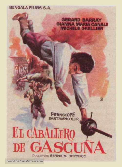 Le chevalier de Pardaillan - Spanish Movie Poster
