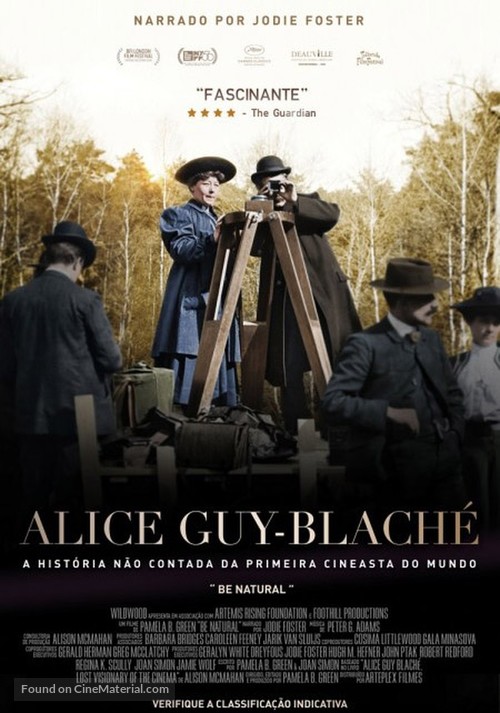 Be Natural: The Untold Story of Alice Guy-Blach&eacute; - Brazilian Movie Poster