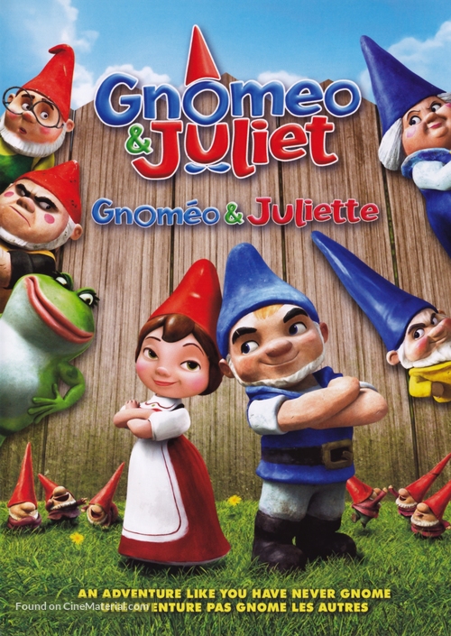 Gnomeo &amp; Juliet - Canadian DVD movie cover