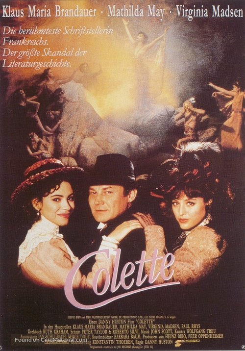 Becoming Colette - German Movie Poster