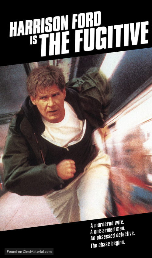 The Fugitive - VHS movie cover