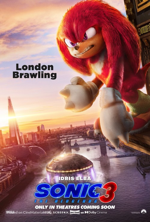 Sonic the Hedgehog 3 - Movie Poster