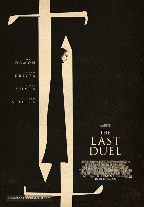 The Last Duel - Dutch Movie Poster