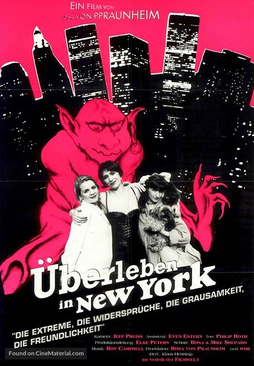 &Uuml;berleben in New York - German Movie Poster