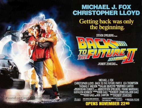 Back to the Future Part II - Movie Poster