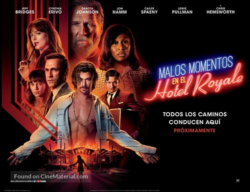 Bad Times at the El Royale - Mexican Movie Poster