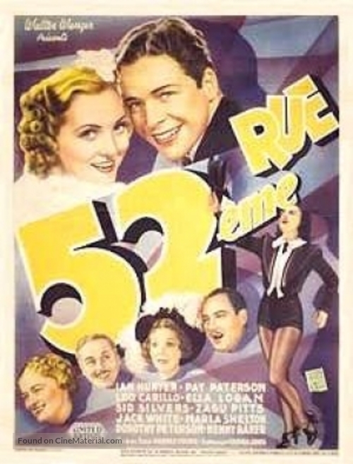 52nd Street - French Movie Poster