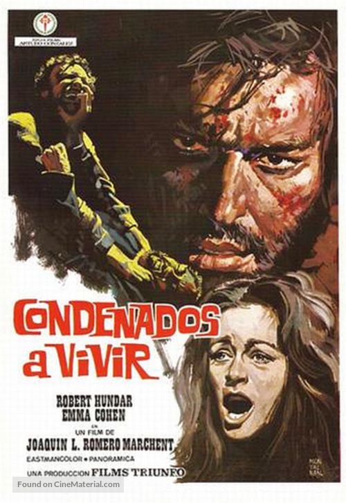 Condenados a vivir - Spanish Movie Poster