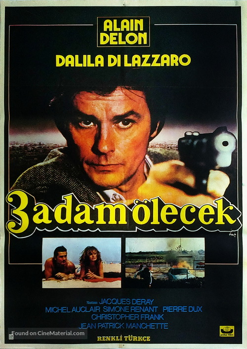3 hommes &agrave; abattre - Turkish Movie Poster