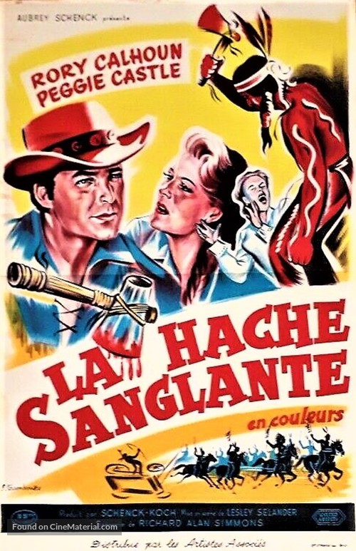 The Yellow Tomahawk - French Movie Poster