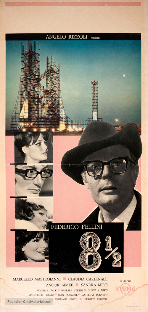 8&frac12; - Italian Movie Poster