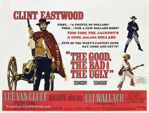 Il buono, il brutto, il cattivo - British Movie Poster