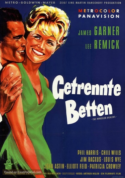 The Wheeler Dealers - German Movie Poster