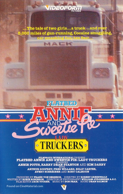 Flatbed Annie &amp; Sweetiepie: Lady Truckers - VHS movie cover