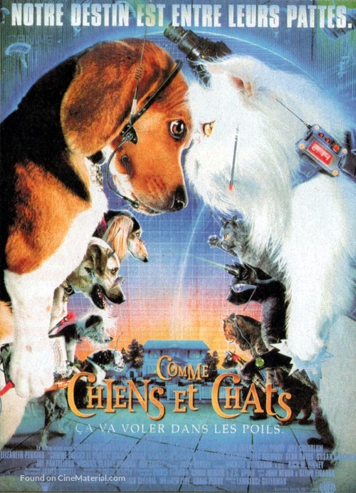 Cats &amp; Dogs - French Movie Poster