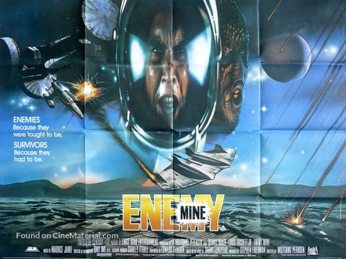 Enemy Mine - British Movie Poster