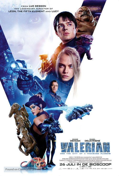 Valerian and the City of a Thousand Planets - Dutch Movie Poster